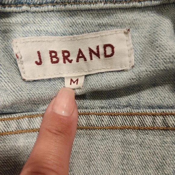 J BRAND Atomic Lightwash Fitted Jean Jacket - Picture 4 of 7